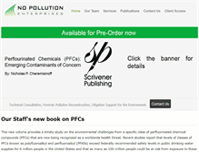 Tablet Screenshot of nopollution.com